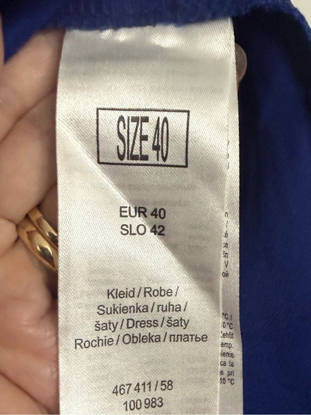 Orsay Royal Blue Strappy Bandage Midi Cocktail Dress Crisscross Panels Size 8-10 - Picture 3 of 13